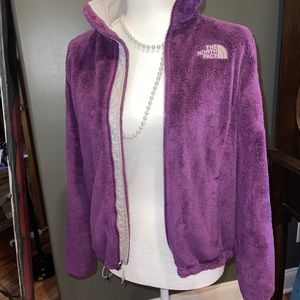 Purple North Face‎ zip Jacket